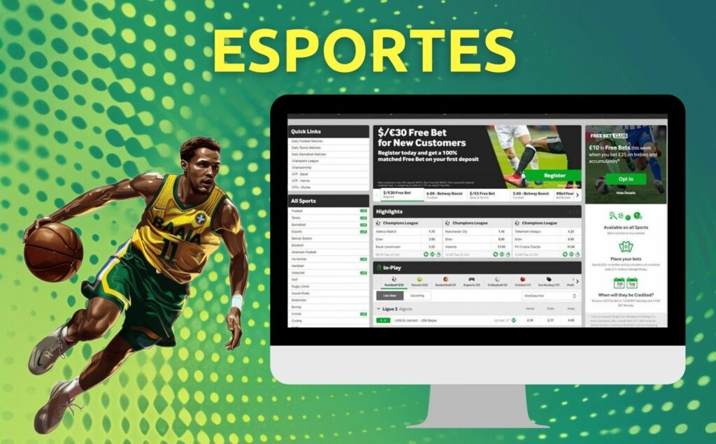 esportes favoritos no Betway Brasil